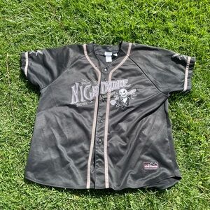 Disney Parks Nightmare on Elm Street Baseball Jersey Jack Skellington XXL